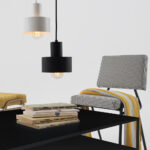 Kohvilaud TENSIO 2korruseline metall 100×60 must Elutoamööbel Homewell 10