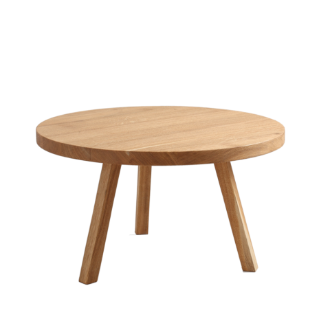 Kohvilaud TREBEN ⌀80 TÄISPUIT Tamm Elutoamööbel