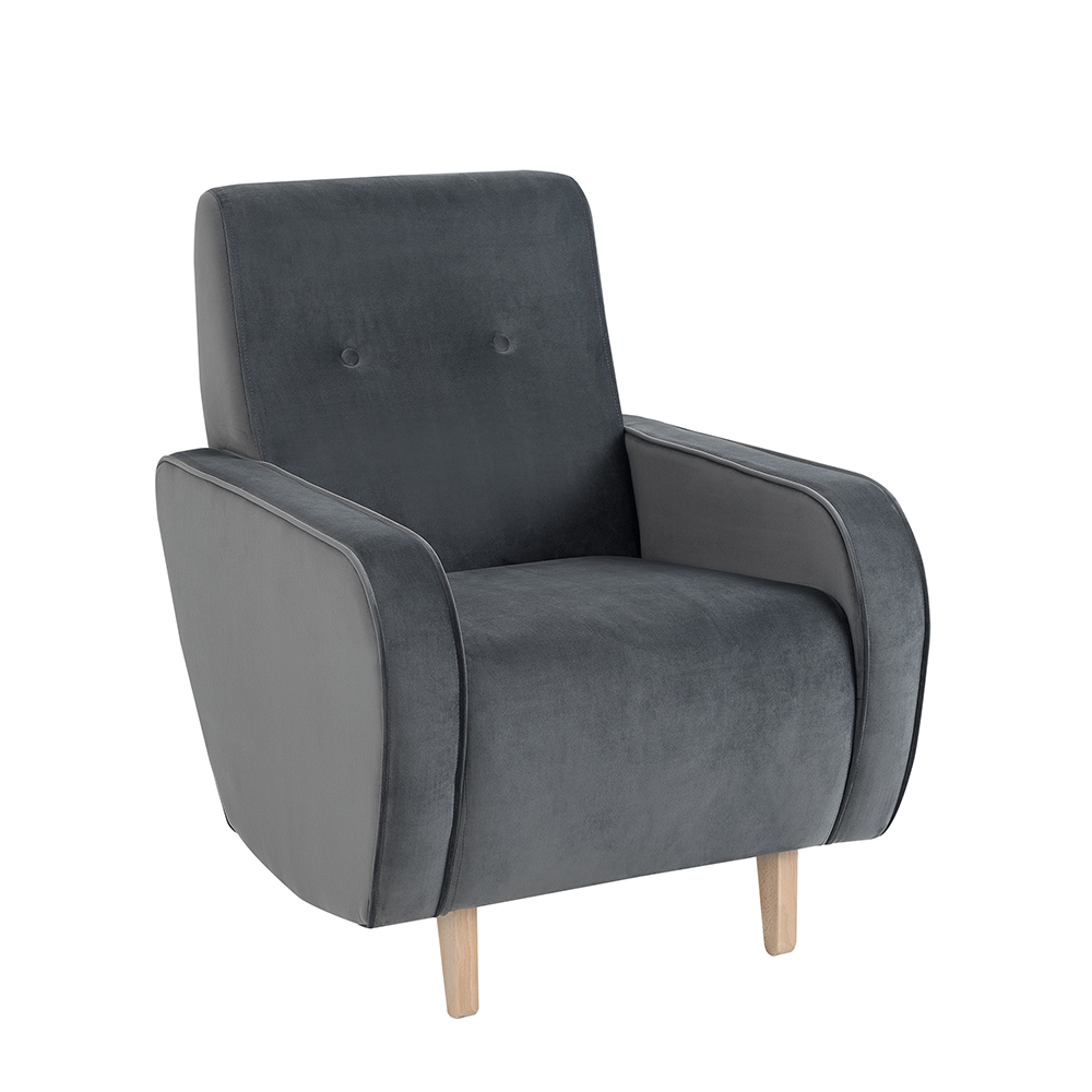 Tugitool PANDA hall naturaalne Elutoamööbel Tugitool PANDA hall naturaalne Elutoamööbel