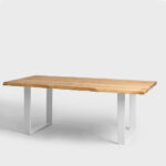 Õhtusöögilaud FELD180x90 täispuidust tamm valge Söögilauad Homewell 10