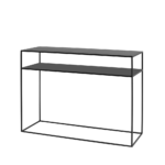 Konsoollaud Konsool TENSIO 2korruseline metall 100×35 must Elutoamööbel Homewell 8