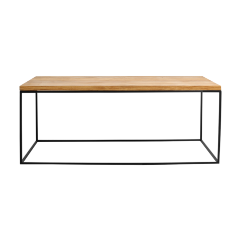 Kohvilaud TENSIO WOOD 100×60 tammespoon must Elutoamööbel