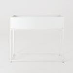 Metallist lillepott FIORINA 100x30x80 valge Sisustus Homewell 12