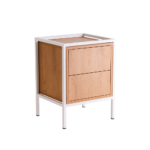 Riiul SKAP 1R1 DRAWER x2 valge Elutoamööbel Homewell 5