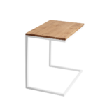 Kohvilaud LUPE 60 täispuit tamm valge Elutoamööbel Homewell 7