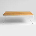 Kohvilaud TENSIO WOOD 100×60 tammevineer valge Elutoamööbel Homewell 9