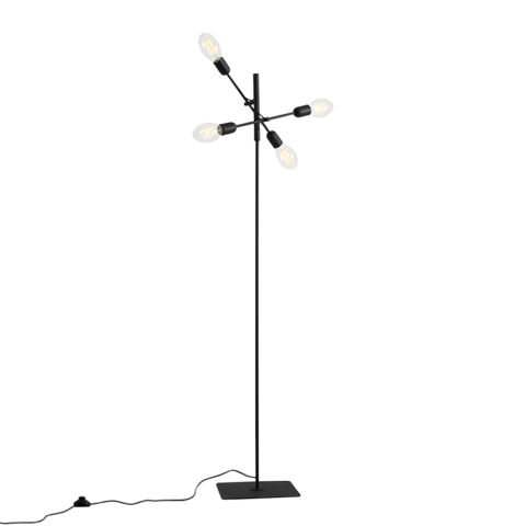 Põrandalamp TWIGO 4. KORRUS must Põrandalambid