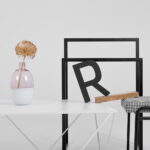 Kohvilaud DARYL METAL 80 valge Elutoamööbel Homewell 9