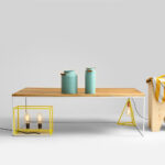 Kohvilaud TENSIO WOOD 100×60 tammevineer valge Elutoamööbel Homewell 10
