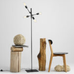 Põrandalamp TWIGO 4. KORRUS must Põrandalambid Homewell 11