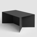 Kohvilaud OLI METAL 100×60 must Elutoamööbel Homewell 12