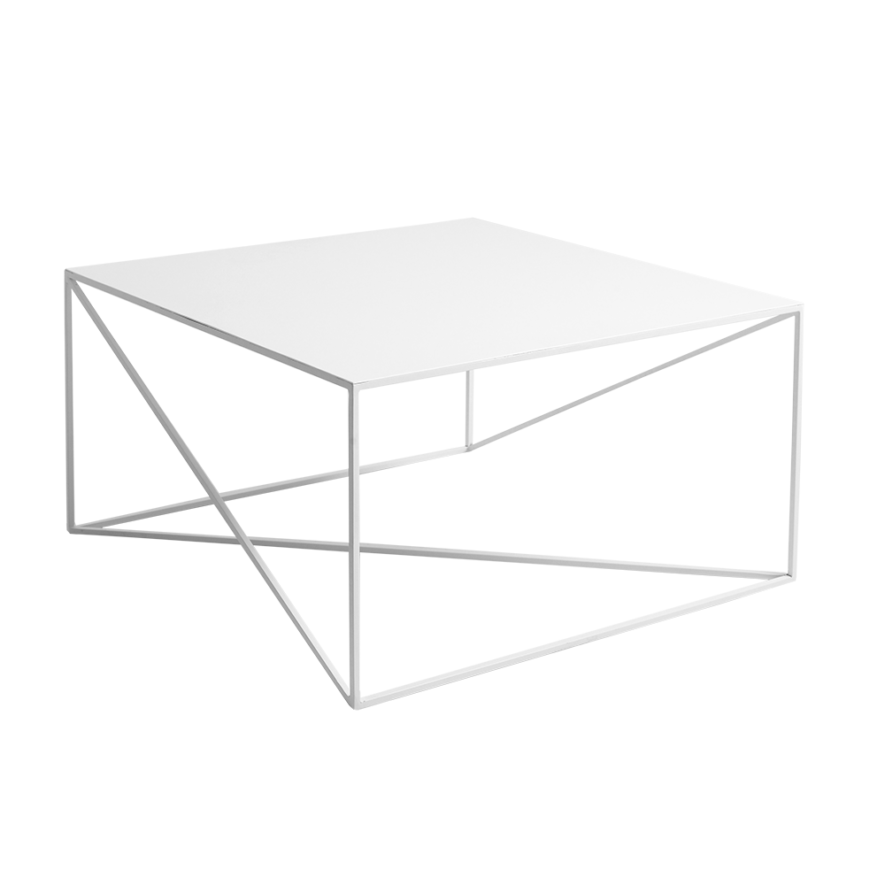 Kohvilaud MEMO METAL 100×100 valge Elutoamööbel Kohvilaud MEMO METAL 100×100 valge Elutoamööbel