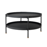 Kohvilaud HANNA METAL 602F must Elutoamööbel Homewell 7