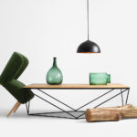 Kohvilaud DARYL SOLID WOOD 140 Tamm Must Elutoamööbel Homewell 10