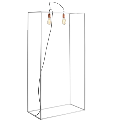 Põrandalamp METRIC Põrand M valge Põrandalambid