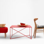 Kohvilaud MEMO METAL 80×80 Punane Elutoamööbel Homewell 10