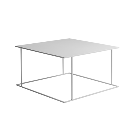 Kohvilaud WALT METAL 80 valge Elutoamööbel