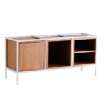 Riiul SKAP 3R1 MIX valge Elutoamööbel Homewell 3