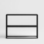 Riiul JULITA METAL 752F must Elutoamööbel Homewell 8