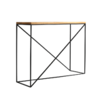 Konsoollaud Konsool MEMO WOOD 100 tammevineer must Elutoamööbel Homewell 6