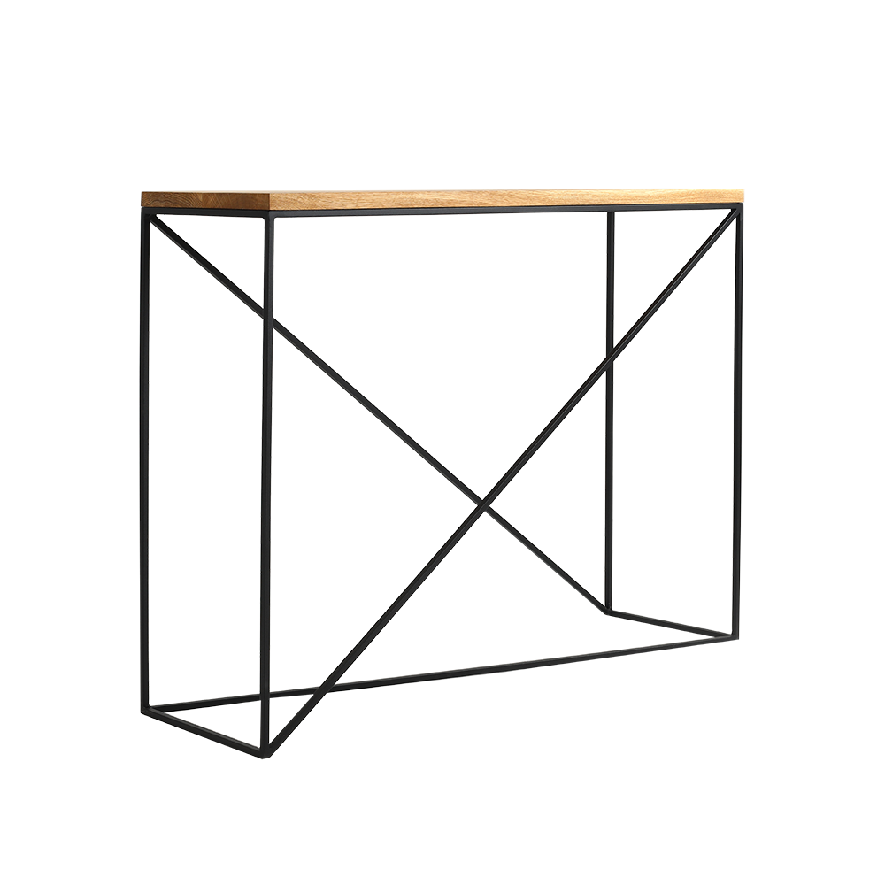 Konsoollaud Konsool MEMO WOOD 100 tammevineer must Elutoamööbel Konsoollaud Konsool MEMO WOOD 100 tammevineer must Elutoamööbel