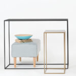 Konsoollaud Konsool TENSIO METAL 100×35 must Elutoamööbel Homewell 11