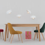 Laelamp POPO FLAT L 4 valge Laelambid Homewell 10