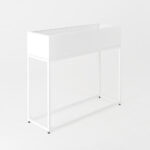 Metallist lillepott FIORINA 100x30x80 valge Sisustus Homewell 11