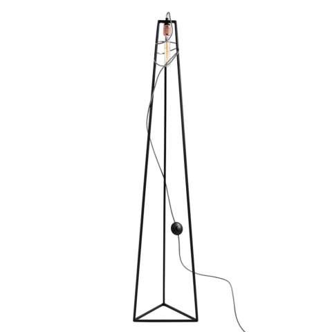 Põrandalamp TRIMEETRILINE Põrand must Põrandalambid