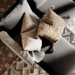 Nurgadiivan POSH L BLACK teras(et91) must Elutoamööbel Homewell 13