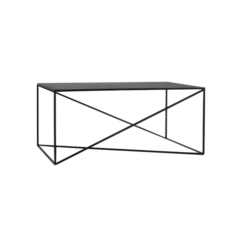 Kohvilaud MEMO METAL 100×60 Must Elutoamööbel