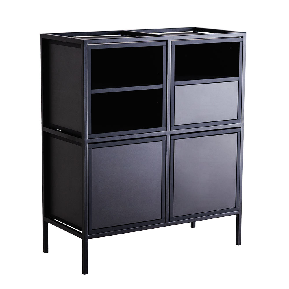 Rack SKAP BLACK 2R2 MIX Sisustus Rack SKAP BLACK 2R2 MIX Sisustus