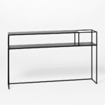 Konsoollaud FLOWER METALL 120 25P must Elutoamööbel Homewell 12