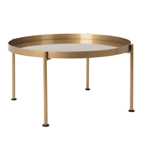 Kohvilaud HANNA METAL 801F kuldne Elutoamööbel