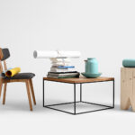 Kohvilaud TENSIO WOOD 100×100 tammevineer must Elutoamööbel Homewell 12