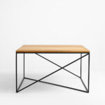 Kohvilaud MEMO SOLID WOOD 100×100 puit must Elutoamööbel Homewell 11