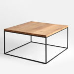 Kohvilaud TENSIO WOOD 100×100 tammevineer must Elutoamööbel Homewell 8