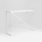 Konsoollaud Credenza MEMO METAL 100 valge Elutoamööbel Homewell 8