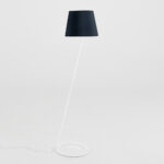 Põrandalamp SHADE LAMP musta varjugaga valge jalaga Põrandalambid Homewell 12