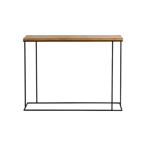 Konsoollaud Konsool WALT WOOD 100 tammevineer must Elutoamööbel