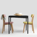 Söögilaud OBROOS METALL 80×80 must Söögilauad Homewell 11