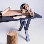 Söögilaud VW 160 must must Söögilauad Homewell 12