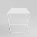 Kohvilaud ZAK METAL 50 valge Elutoamööbel Homewell 8