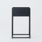 Metallist lillepott FIORINA 50x30x80 must Sisustus Homewell 12