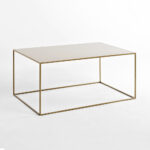 Kohvilaud TENSIO METAL 100×60 kuldne Elutoamööbel Homewell 12