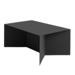 Kohvilaud OLI METAL 100×60 must Elutoamööbel Homewell 7