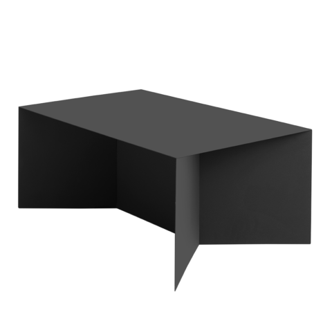 Kohvilaud OLI METAL 100×60 must Elutoamööbel