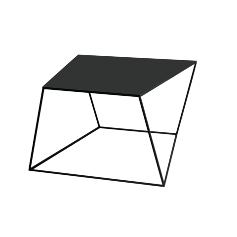 Kohvilaud ZAK METAL 80 must Elutoamööbel