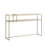 Konsoollaud SENSO FLOWER METALL 120 25L kuldne Elutoamööbel Homewell 7