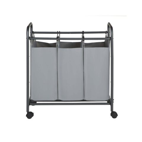 Pesukorv ratastel 83.4×77.6×41.5cm hall Pesukorvid